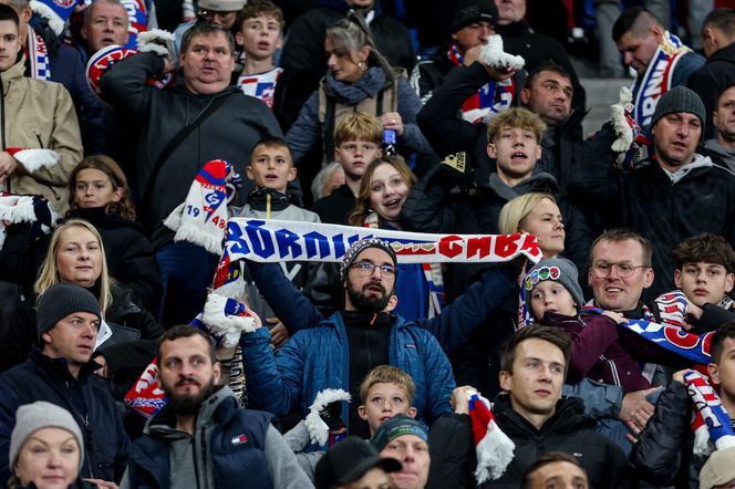 Kibice na meczu Górnik Zabrze - Legia Warszawa