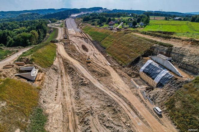Budowa drogi ekspresowej S19 na odcinku Babica - Jawornik