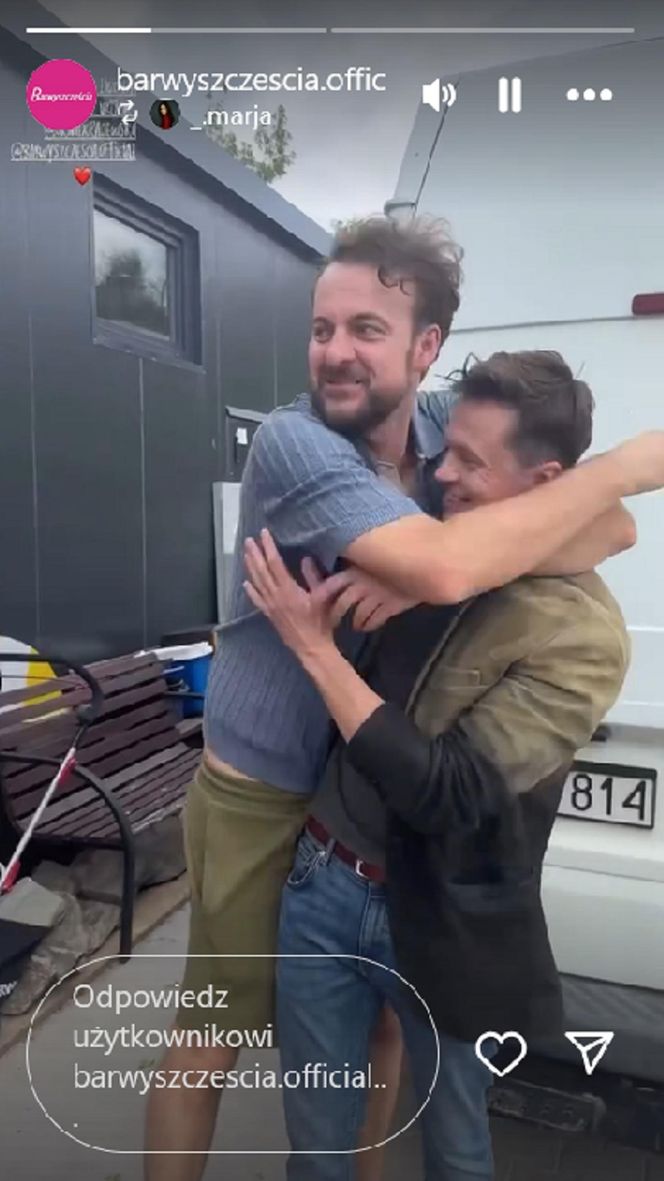 Barwy szczęścia. Radomir (Łukasz Wójcik), Błażej (Piotr Ligienza)