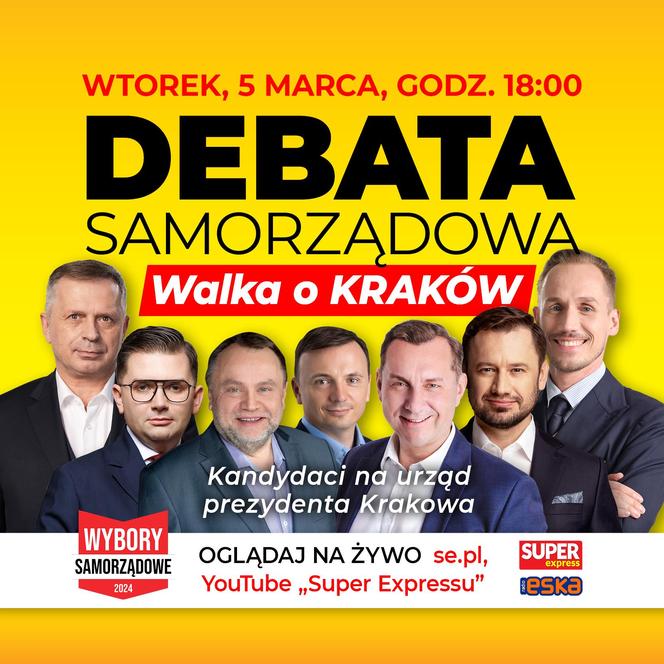 Debata prezydentów Krakowa