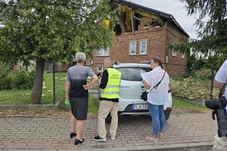 Został tylko gruz i dach w domu w ogrodzie. Wstrząsająca relacja z nawałnicy na Podkarpaciu