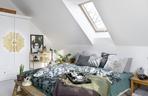 Sypialnia w stylu scandi boho