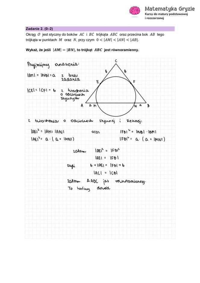 Matura próbna MATEMATYKA ROZSZERZONA 2024 - ODPOWIEDZI, GOTOWE ROZWIĄZANIA