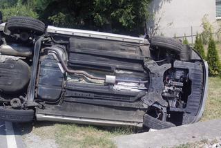 Zderzenie dwóch samochodów w Wojniczu