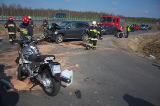 ZIELONKA: Trzej MOTOCYKLIŚCI ZGINĘLI w zderzeniu z terenową HONDĄ