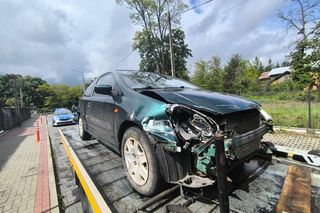 Jechał wrakiem pod wpływem. Policjanci oniemieli 