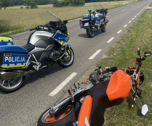 Sochaczew: Szalony pościg za 17-latkiem na motorze! Gonili go 20 kilometrów