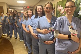 14 pielęgniarek w ciązy HSHS St. Vincent