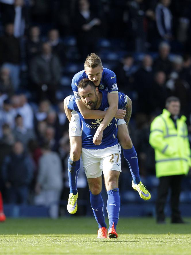 Jamie Vardy i Marcin Wasilewski