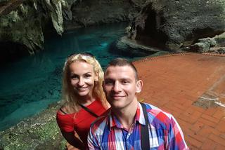 Justyna Święty, wakacje 2017, Dominikana, mąż