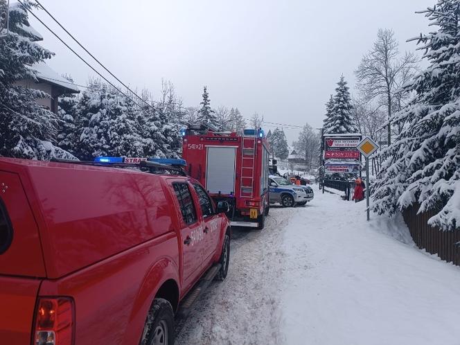 Wypadek w Zakopanem. Na drogach panują fatalne warunki