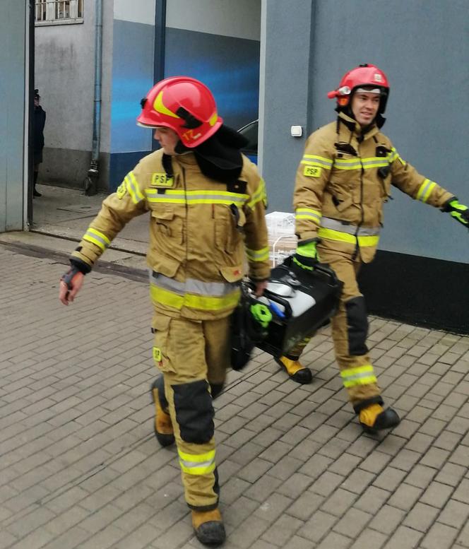 Ćwiczenia na terenie Aresztu Śledczego w Warszawie Służewcu