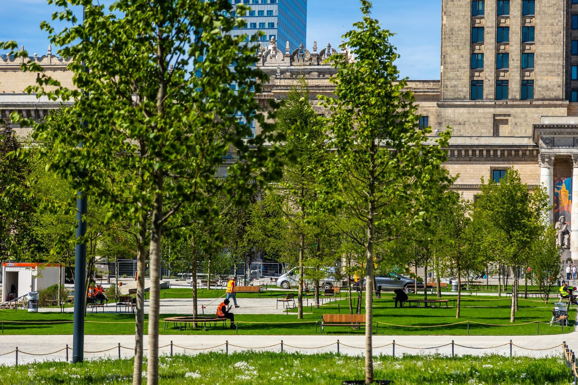 Plac Centralny Warszawa, sierpień 2025