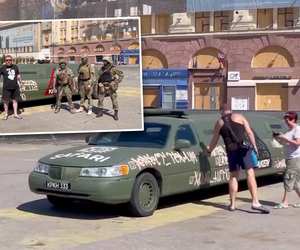 Z czołgu do Lincolna. Limuzyna dołącza do walk w Ukrainie