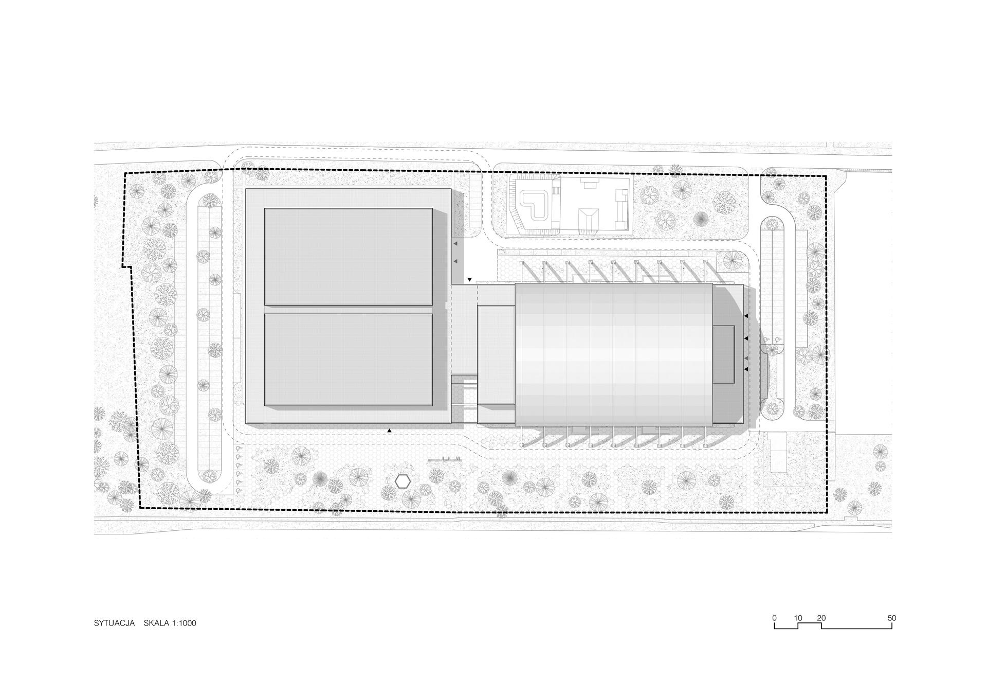 Hala lodowa w Oświęcimiu projektu M.O.C.  Architekci