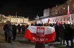 Protest pod Pałacem Prezydenckim