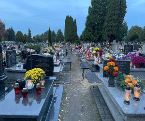 Cmentarz w Łodzi - 1 listopada