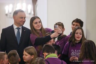 Agata Duda jako śniegowa wróżka!