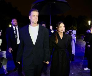 Wojciech Szczęsny ż żoną po premierze