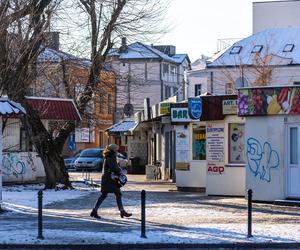 Targowisko przy ul. Orlej w Otwocku przed modernizacją