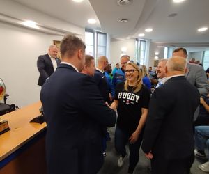 Społeczność sportowców i kibiców rugby z Siedlec uczciła największy z dotychczasowych sukcesów w historii klubu