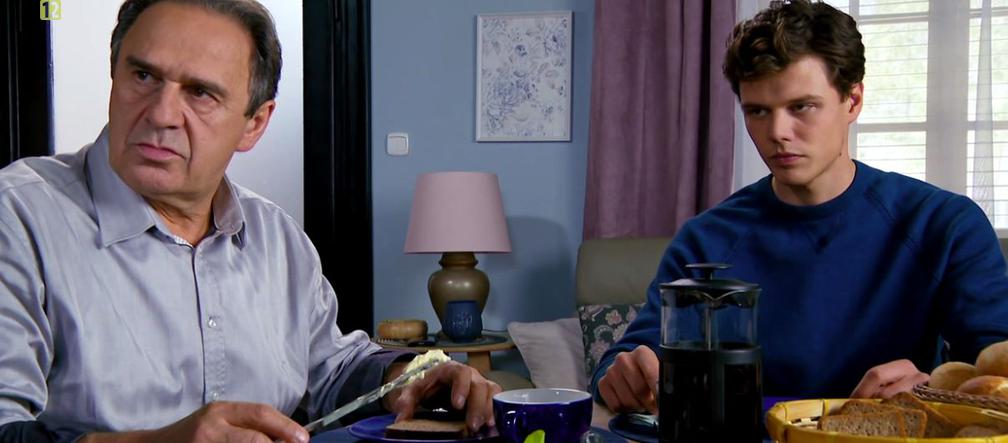 Barwy szczęścia odc. 2032. Kacper (Jakub Szlachetka), Jerzy Marczak (Bronisław Wrocławski)