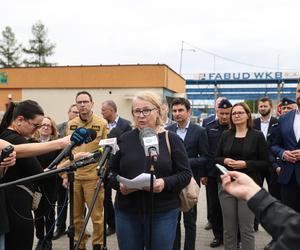 Pożar chemikaliów w Siemianowicach Śląskich. Rząd zapowiada zmiany w prawie. Konferencja prasowa