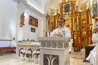 Msza Święta w Daleszycach - 7. dzień lubelskiej pielgrzymki na Jasna Górę 