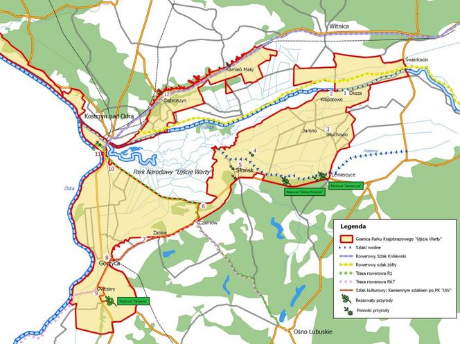 Park Krajobrazowy "Uście Warty"