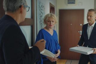 M jak miłość odc. 1779. Marta (Dominika Ostałowska), Jacek Milecki (Robert Gonera), Andrzej Budzyński (Krystian Wieczorek)