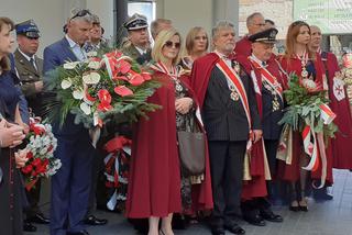 Odsłonięcie tablicy upamiętniającej 100-lecie Cudu nad Wisłą