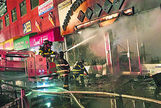 Kafelki poszły z dymem