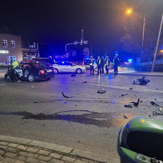 Kierujący hondą uciekał przed policją przez dwa miasta