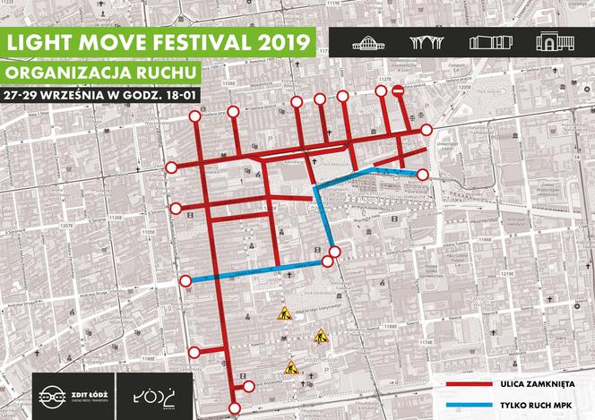 Festiwal Światła 2019 w Łodzi. Sprawdź zmiany w organizacji ruchu