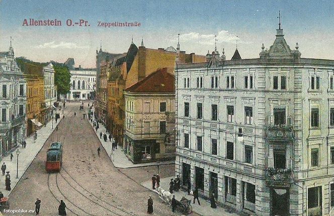 Ulica 11 Listopada w Olsztynie dawniej wyglądała zupełnie inaczej. Nosiła imię niemieckiego inżyniera