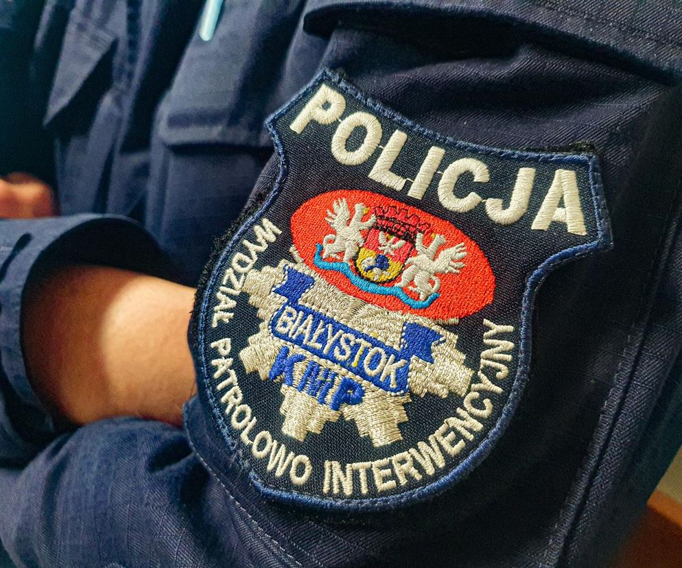 Białystok: 38-latek z nożem zaatakował policjantów. Szybka interwencja patrolu