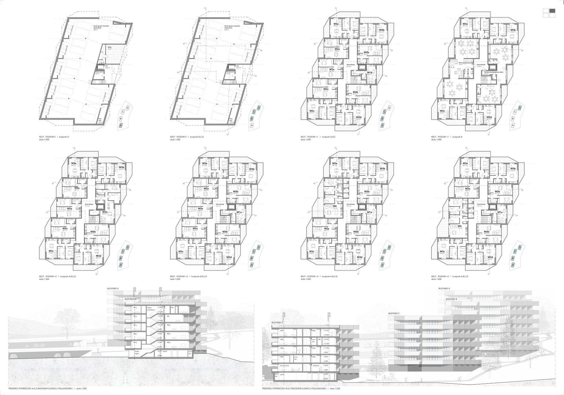 Osiedle TBS w Bielsku-Białej według M.O.C. Architekci 