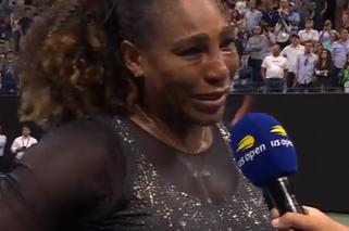 Serena Williams pożegnała się z kibicami! Wzruszające sceny na US Open, nie powstrzymała łez