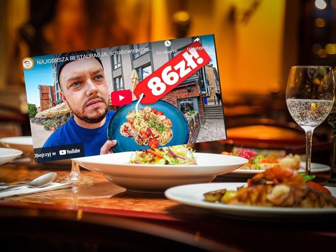 "Schabowy podeszwa i makaron za 86 złotych". Książulo odwiedził "najgorszą restaurację w Gdańsku"