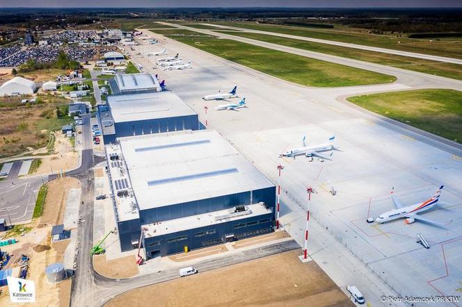 Nowy hangar na lotnisku w Pyrzowicach