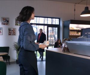 Na Wspólnej odc. 4039. Klaudia (Justyna Karłowska), Michał (Robert Kudelski)