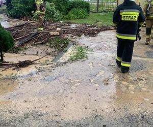 Zalane posesje na Podkarpaciu. Strażacy interweniują od wczesnych godzin 