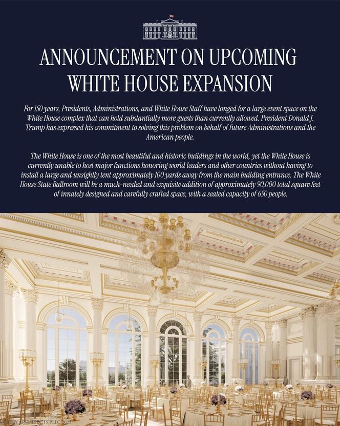 Trump ozłoci Biały Dom! Przemieni swoją siedzibę w pałac