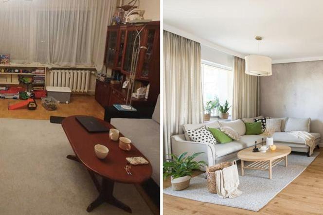 Metamorfoza mieszkania w bloku z wielkiej płyty w Białymstoku. Zdjęcia przed i po