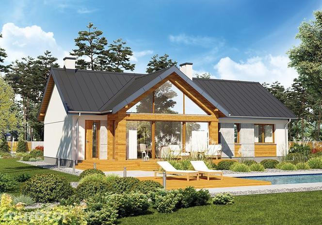 Projekt domu Efektowny z katalogu Muratora - wizualizacje, plan, aranżacje