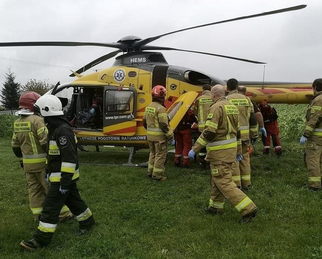 Traktorzysta został przejechany przez własny ciągnik