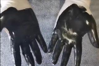 Rewelacyjny pokaz mycia rąk. Widać czarno na białym, gdzie dociera mydło