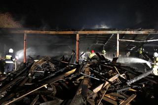 Pożar budynku gospodarczego w gminie Nowa Słupia