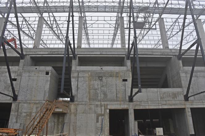 Budowa stadionu w Szczecinie - listopad 2020