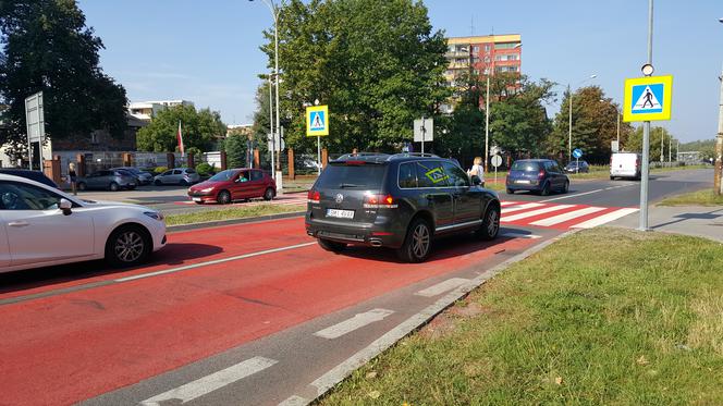 Aktywne przejście dla pieszych w Sosnowcu